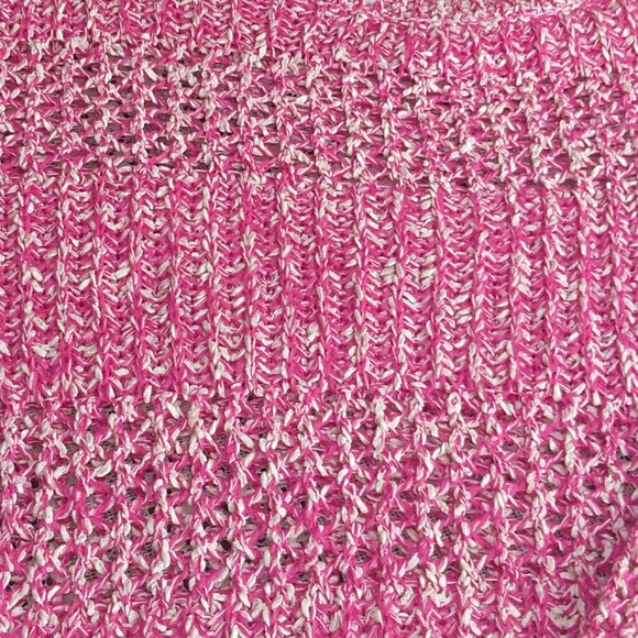 NAMELESS Neon Pink&White Crocheted Sweater… - Picture 4 of 6